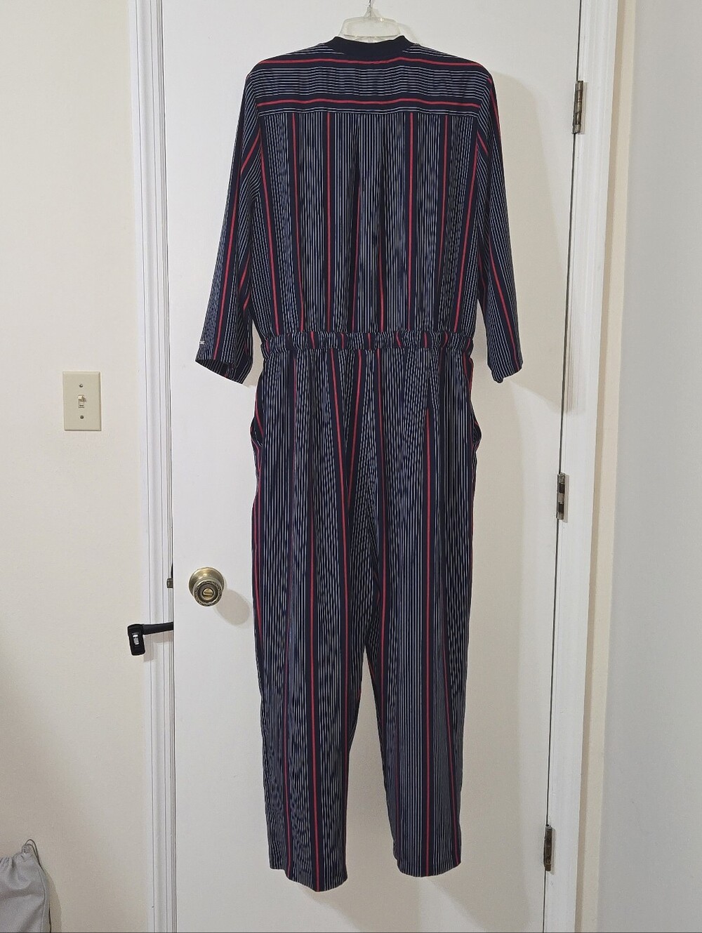 Tommy Hilfiger Women's XL Striped Jumpsuit - Picture 8 of 14